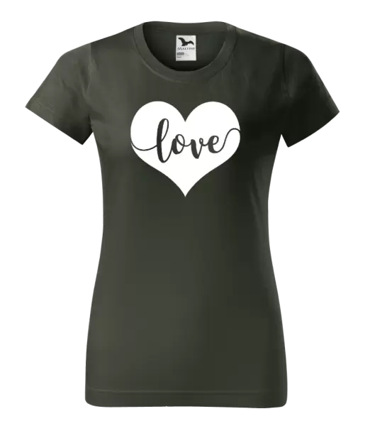 Dámské tričko Love in heart