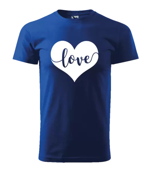 Pánské tričko Love in heart