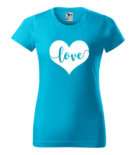 Dámské tričko Love in heart