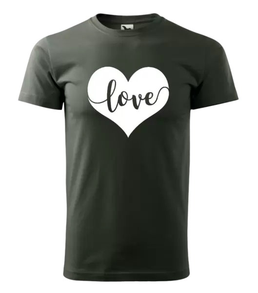 Pánské tričko Love in heart