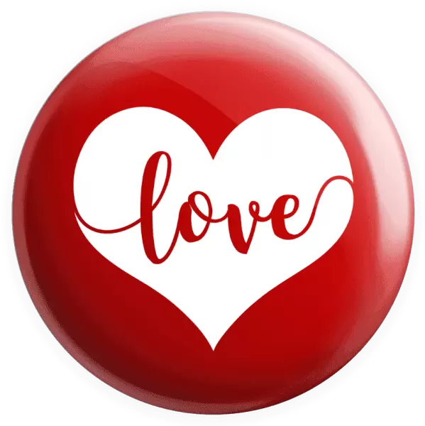 Placka Love in heart