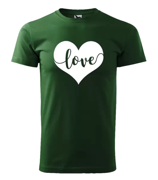 Pánské tričko Love in heart