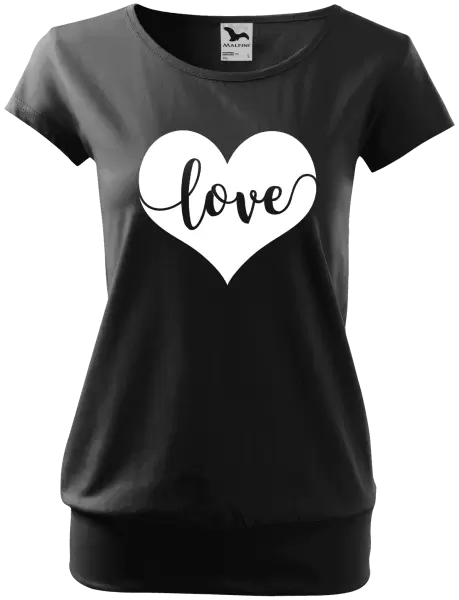 Dámske tričko Love in heart
