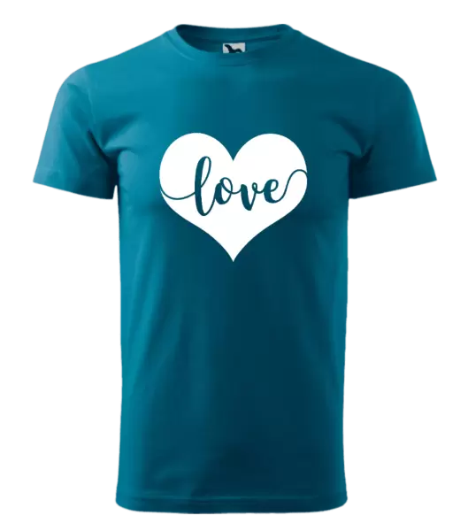 Pánské tričko Love in heart