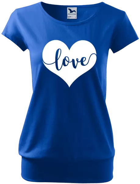Dámske tričko Love in heart