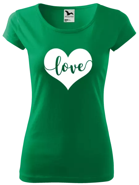 Dámské tričko Love in heart