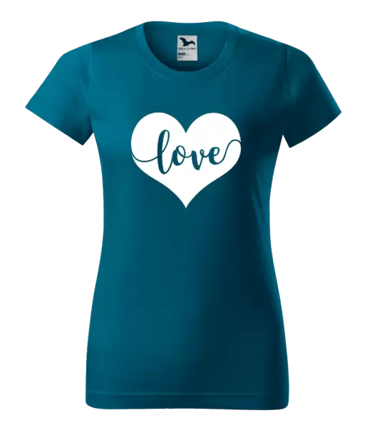 Dámske tričko Love in heart