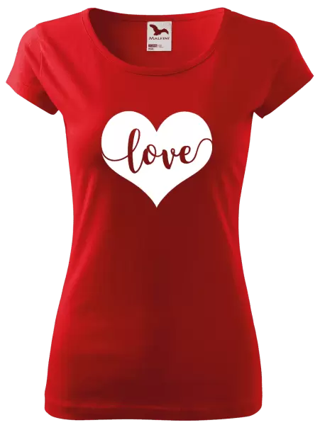 Dámské tričko Love in heart