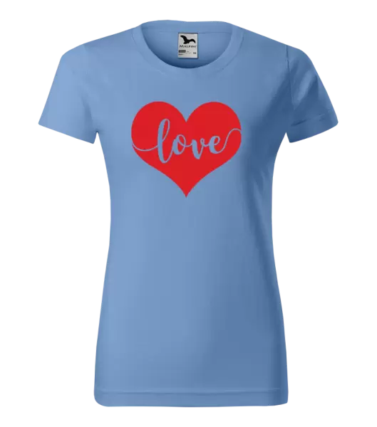 Dámske tričko Love in heart