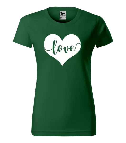 Dámske tričko Love in heart