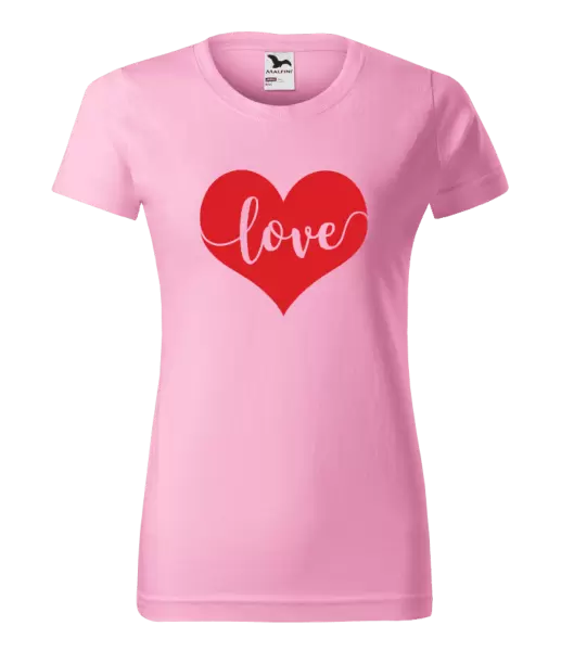 Dámské tričko Love in heart