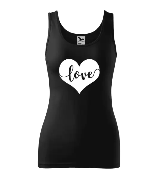 Dámske tielko Love in heart