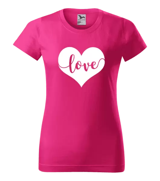 Dámske tričko Love in heart