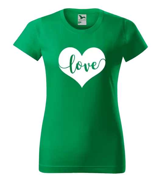 Dámske tričko Love in heart