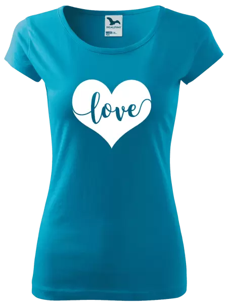 Dámské tričko Love in heart