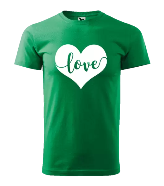 Pánské tričko Love in heart