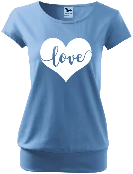 Dámske tričko Love in heart