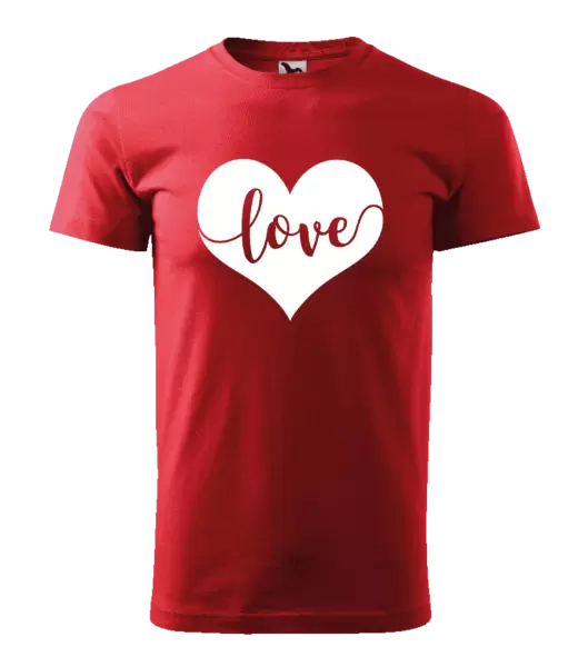 Pánské tričko Love in heart