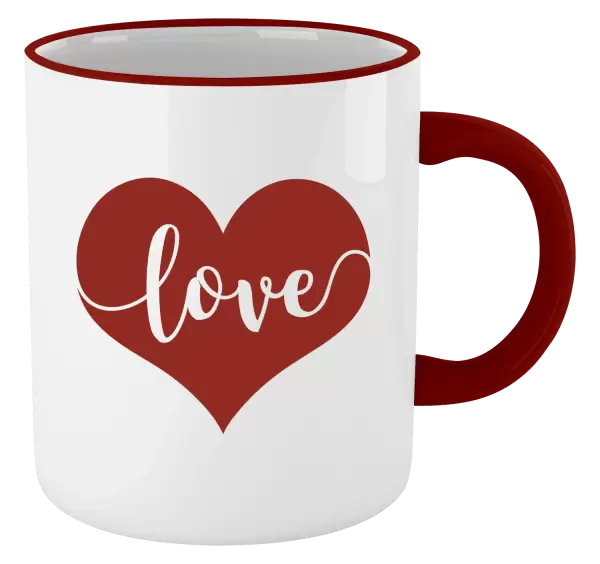 Hrnček Love in heart