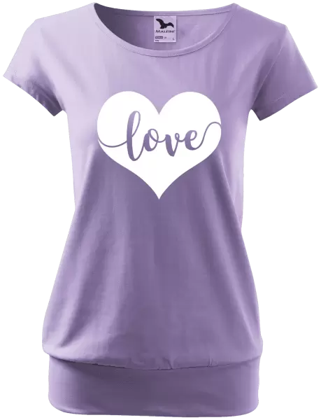 Dámské tričko Love in heart