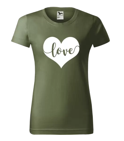 Dámské tričko Love in heart