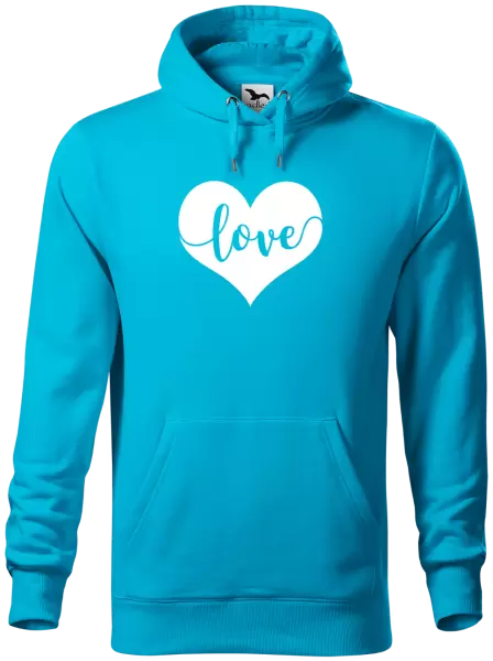 Pánska mikina Love in heart