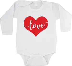 Dětské body Love in heart