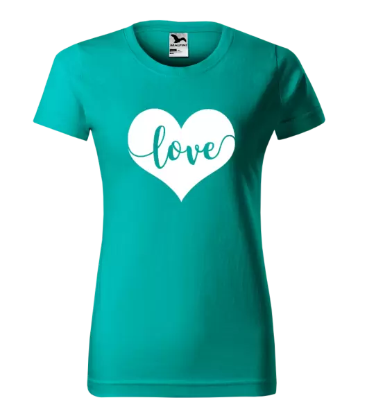 Dámské tričko Love in heart