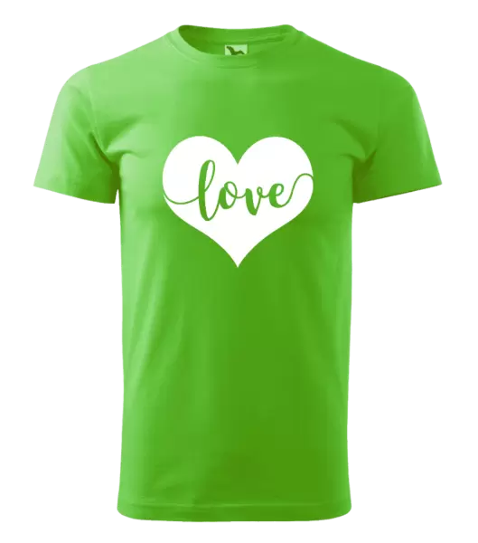 Pánské tričko Love in heart