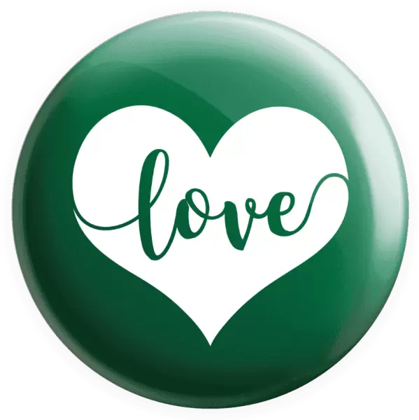 Placka Love in heart