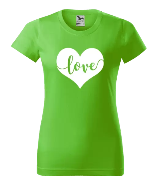 Dámske tričko Love in heart