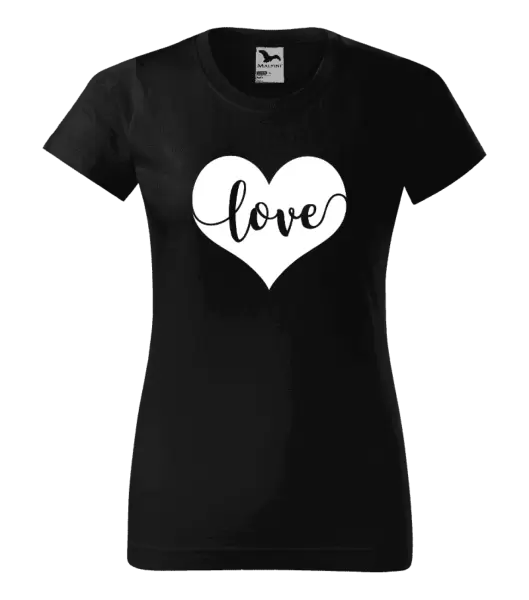 Dámske tričko Love in heart