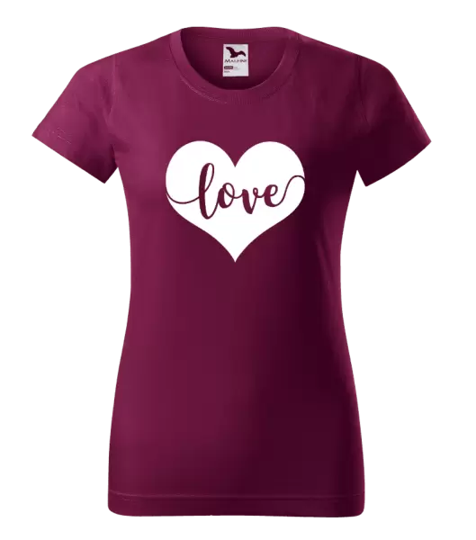 Dámske tričko Love in heart