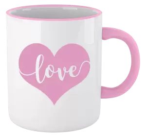 Hrnček Love in heart