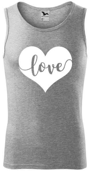 Pánske tielko Love in heart