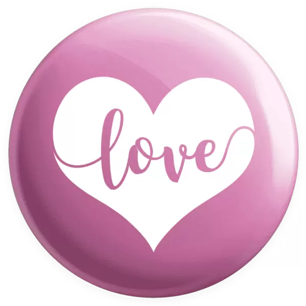 Placka Love in heart