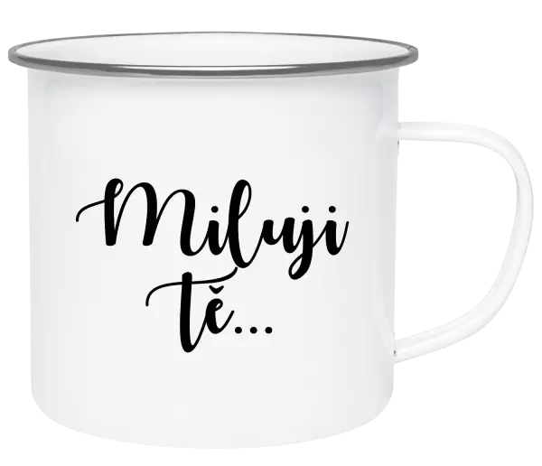 Plecháček Miluji tě - nápis 2