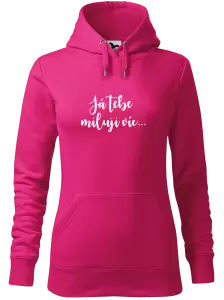 Dámská mikina Já tebe miluji víc...