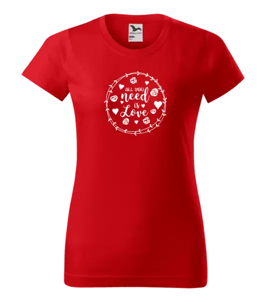 Dámské tričko All you need is love