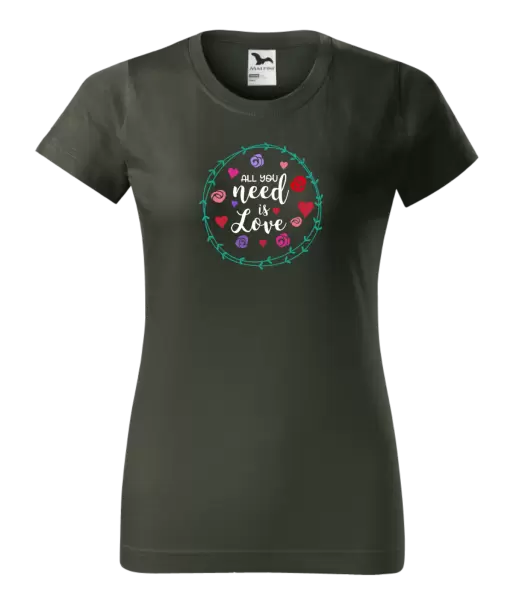 Dámske tričko All you need is love
