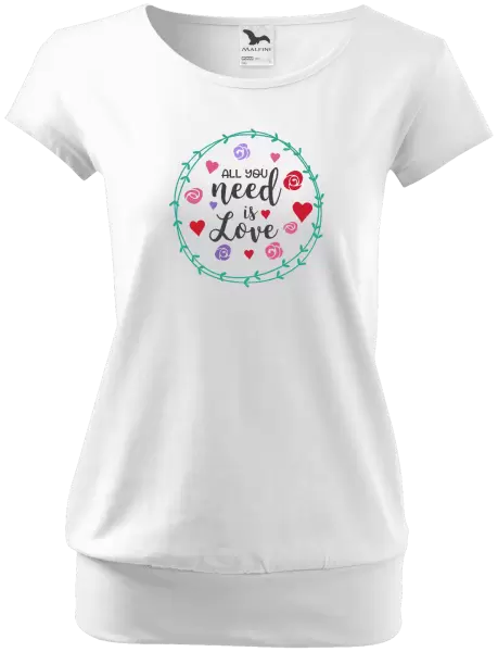 Dámské tričko All you need is love