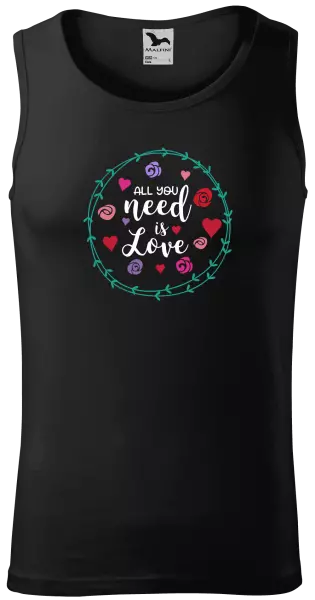 Pánské tílko All you need is love