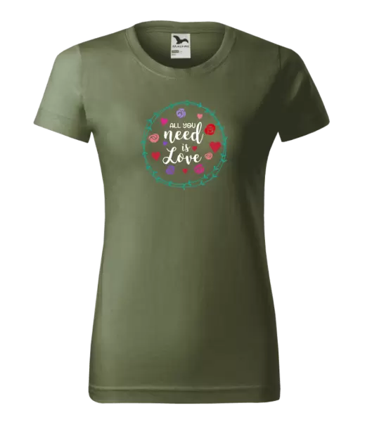 Dámské tričko All you need is love