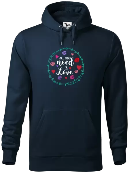 Pánská mikina All you need is love