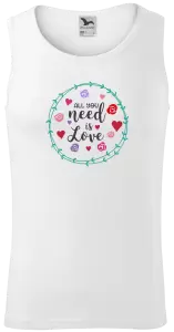 Pánske tielko All you need is love