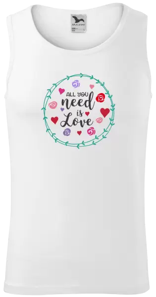 Pánské tílko All you need is love