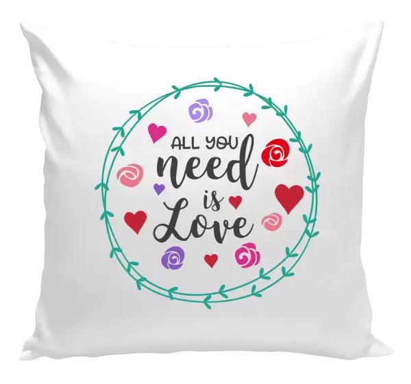 Polštář All you need is love
