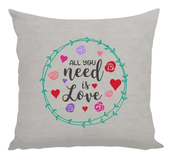 Vankúš All you need is love