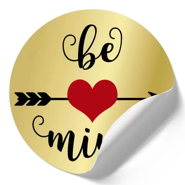 Samolepka Be mine