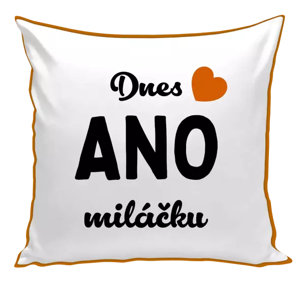 Polštář Dnes ANO miláčku
